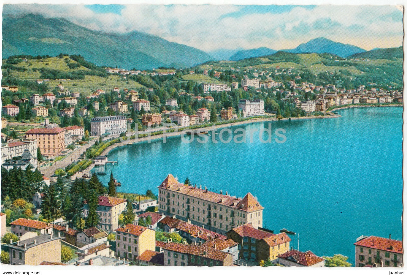 Lugano-Paradiso - Panorama Generale - 8017 - Switzerland - 1958 - used - JH Postcards