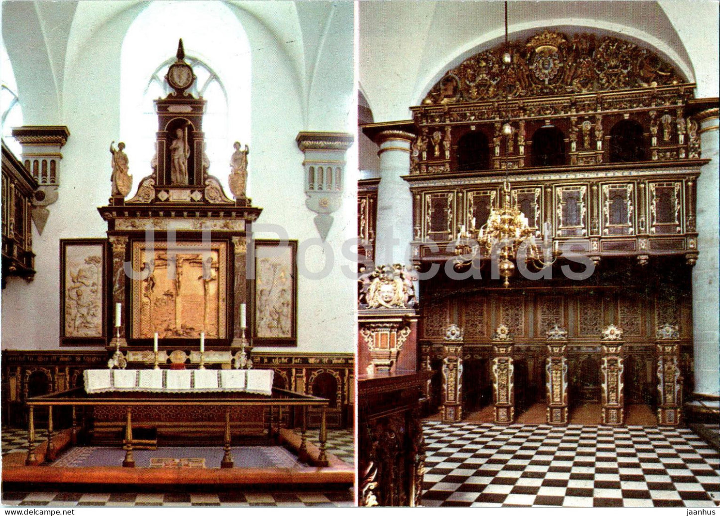 Helsingor - Kronborg - castle chapel - 2001-28 - 1986 - Denmark - used - JH Postcards