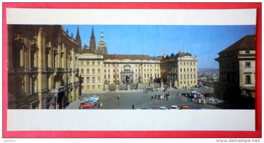 Hadcany Square - Prague - Praha - Czech Republic - Czechoslovakia - unused - JH Postcards