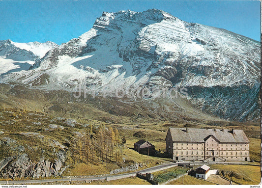 Hospiz Simplon 2000 m mit Hubschhorn - hospice - 16048 - 1969 - Switzerland - used - JH Postcards