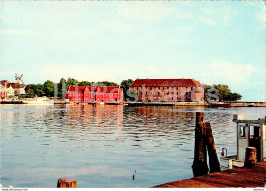 Sonderborg - Havneparti m Slottet - The harbour and the castle - 1965 - Denmark - used - JH Postcards