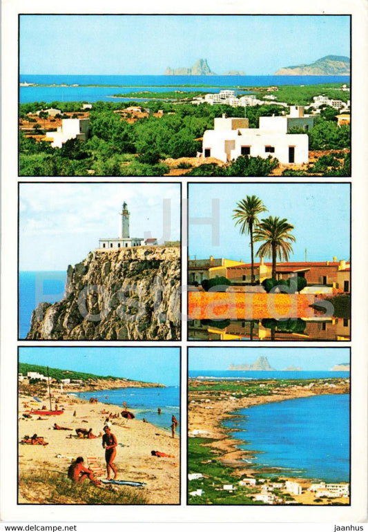 Serie Ibiza - Formentera - multiview - 541 - Spain - used - JH Postcards