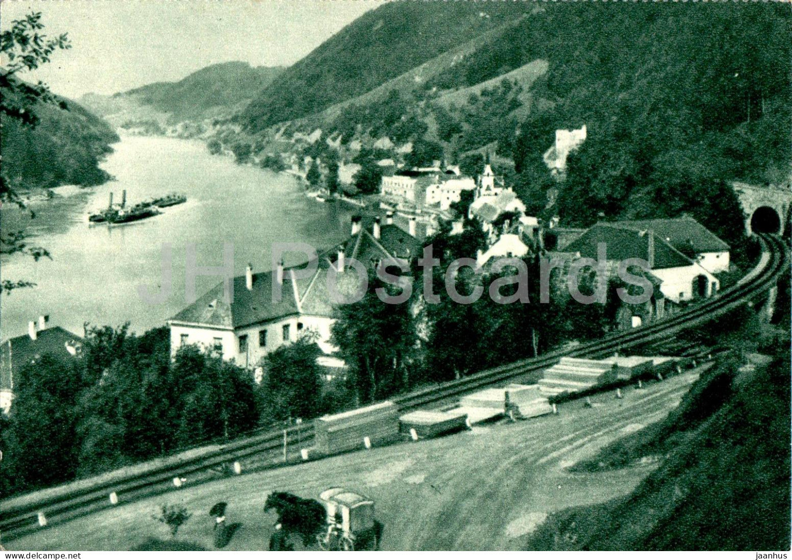 Sarmingstein - old postcard - Austria - used - JH Postcards