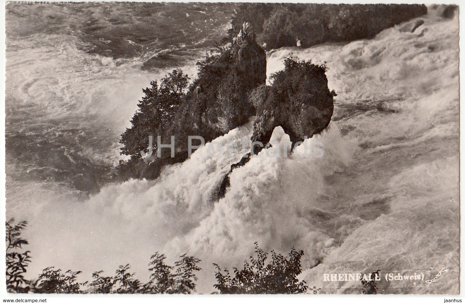 Rheinfall Schweiz - Orientierung uber den Rheinfall - 1 - 125 - Switzerland - old postcard - unused - JH Postcards