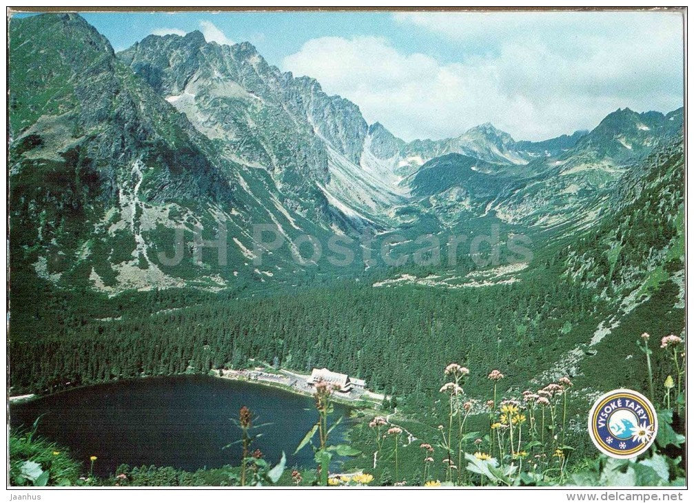 Mengusovska valley - Koprovsky shield - Popradske - Vysoke Tatry - High Tatras - Czechoslovakia - Slovakia - used - JH Postcards