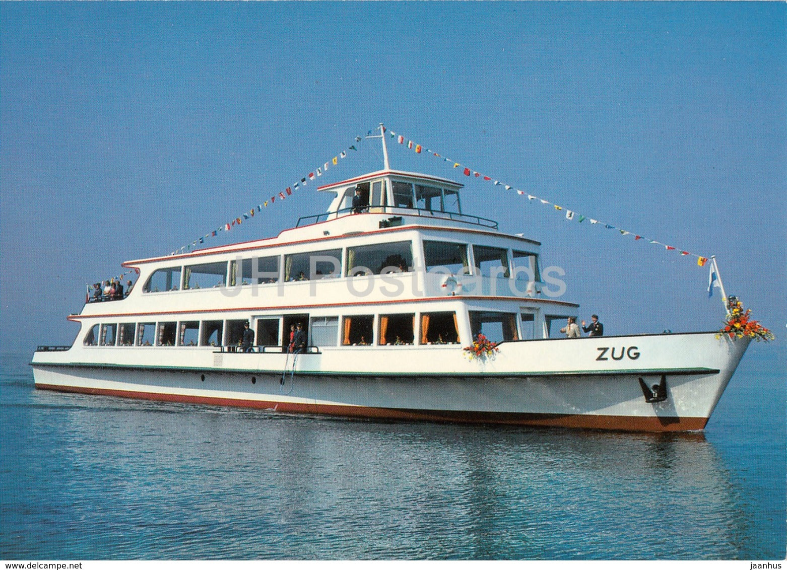 Zugersee - Motorschiff Zug - MS - ship - Switzerland - used - JH Postcards