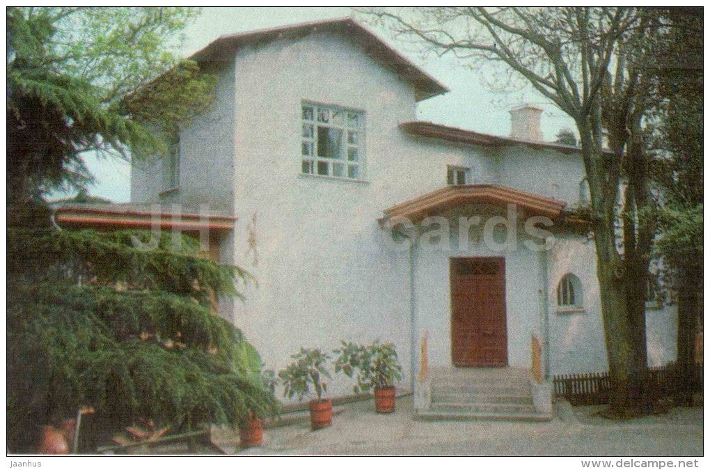 general view - Chekhov House Museum - Yalta - 1974 - Ukraine USSR - unused - JH Postcards