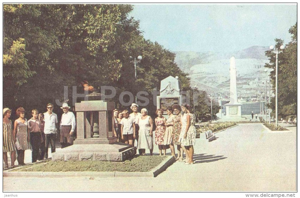 monument to the Liberators . 1943 - Novorossiysk - 1968 - Russia USSR - unused - JH Postcards