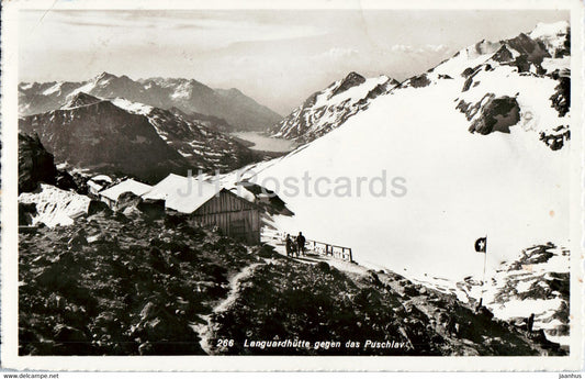 Languardhutte gegen das Puschlav - 266 - 1951 - old postcard - Switzerland - used - JH Postcards