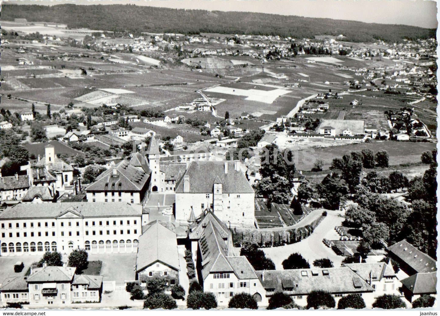 Colombier - 2 - old postcard - Switzerland - unused - JH Postcards