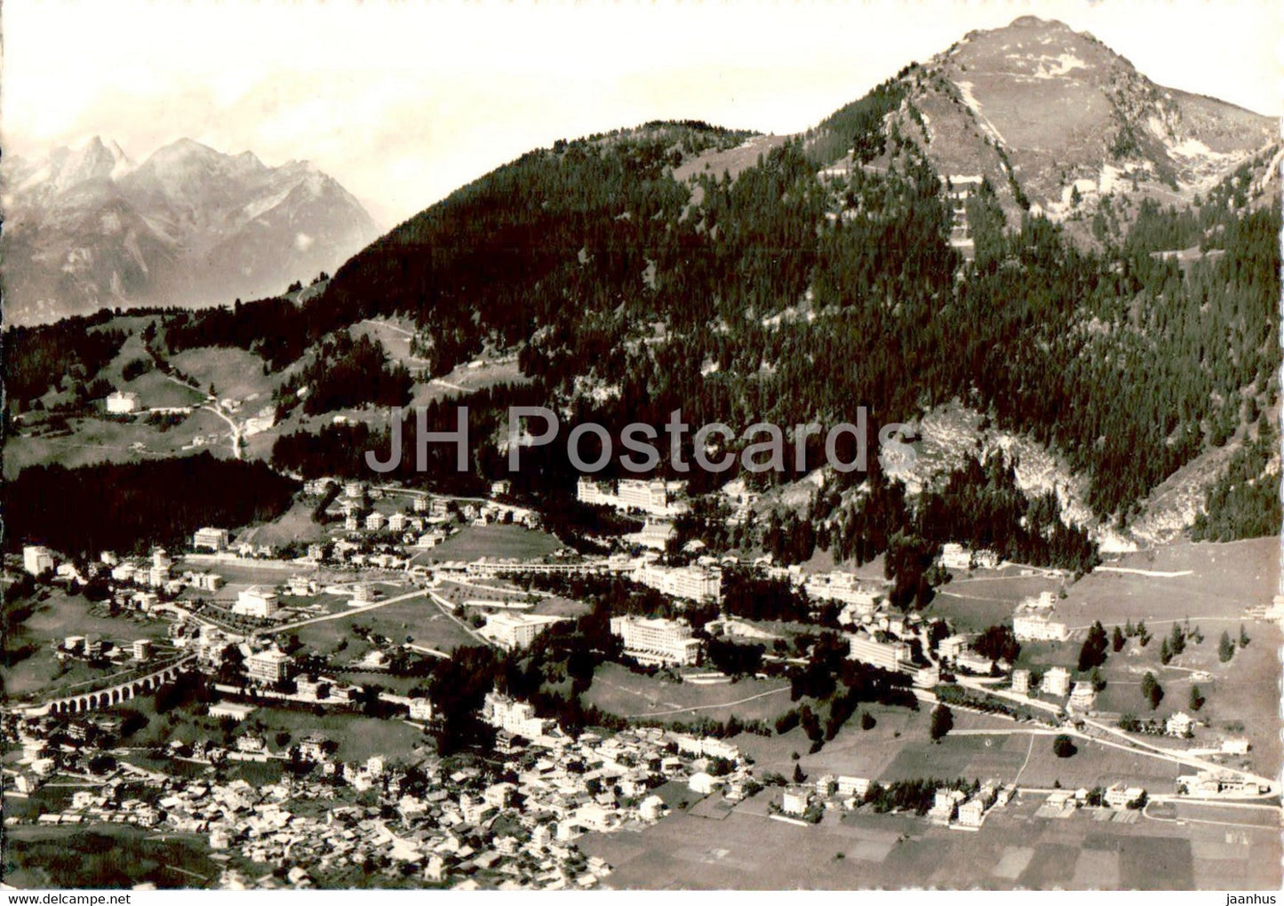 Vue d'Avion Leysin - 1494 - old postcard - Switzerland - unused - JH Postcards