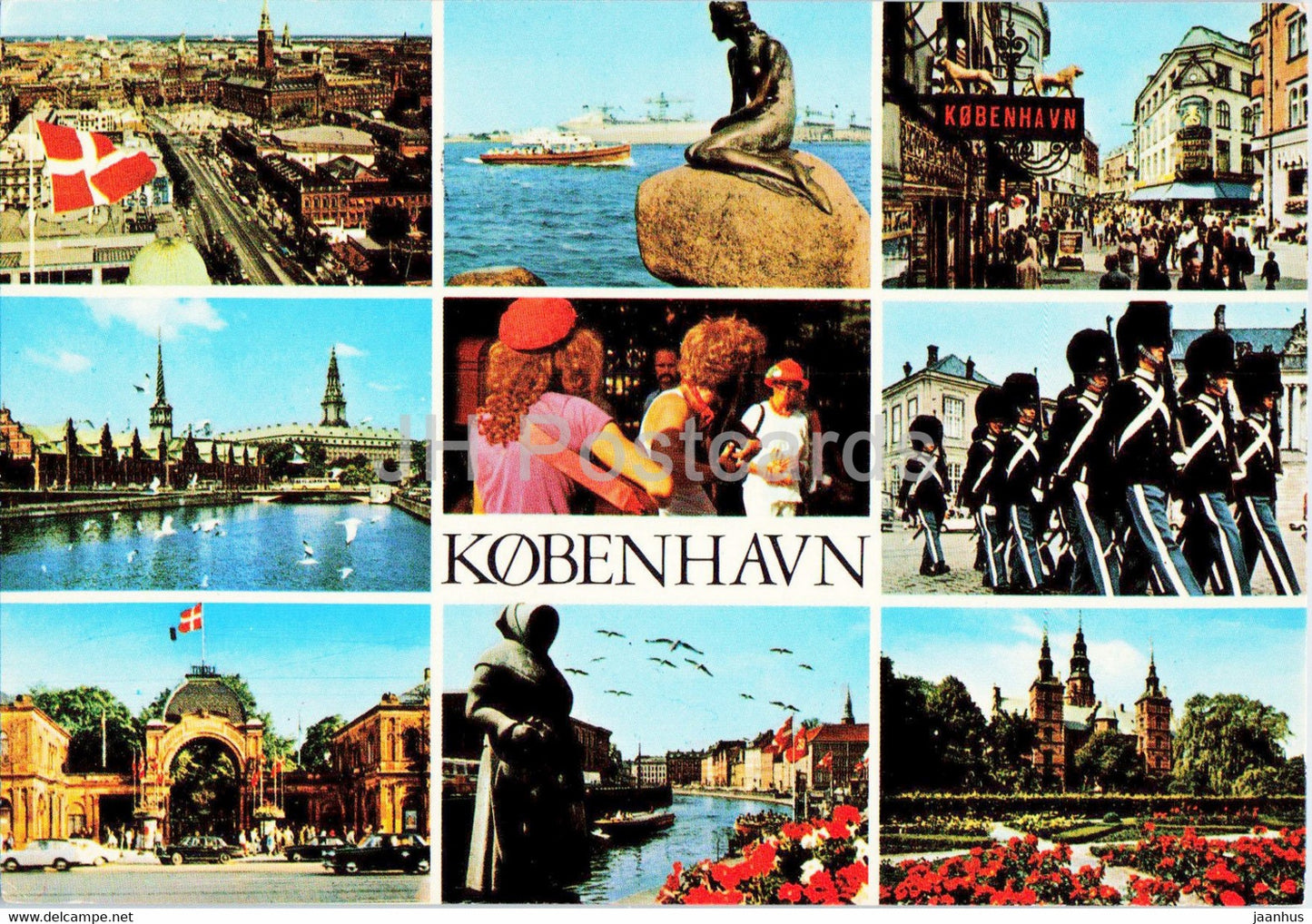 Copenhagen - multiview - 1986 - Denmark - used - JH Postcards