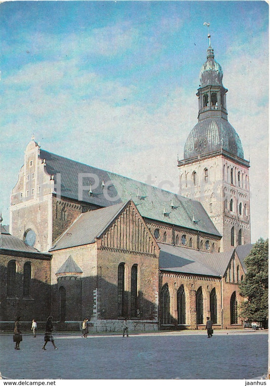 Riga - Riga Cathedral - Concert Hall - postal stationery - 1985 - Latvia USSR -  unused - JH Postcards