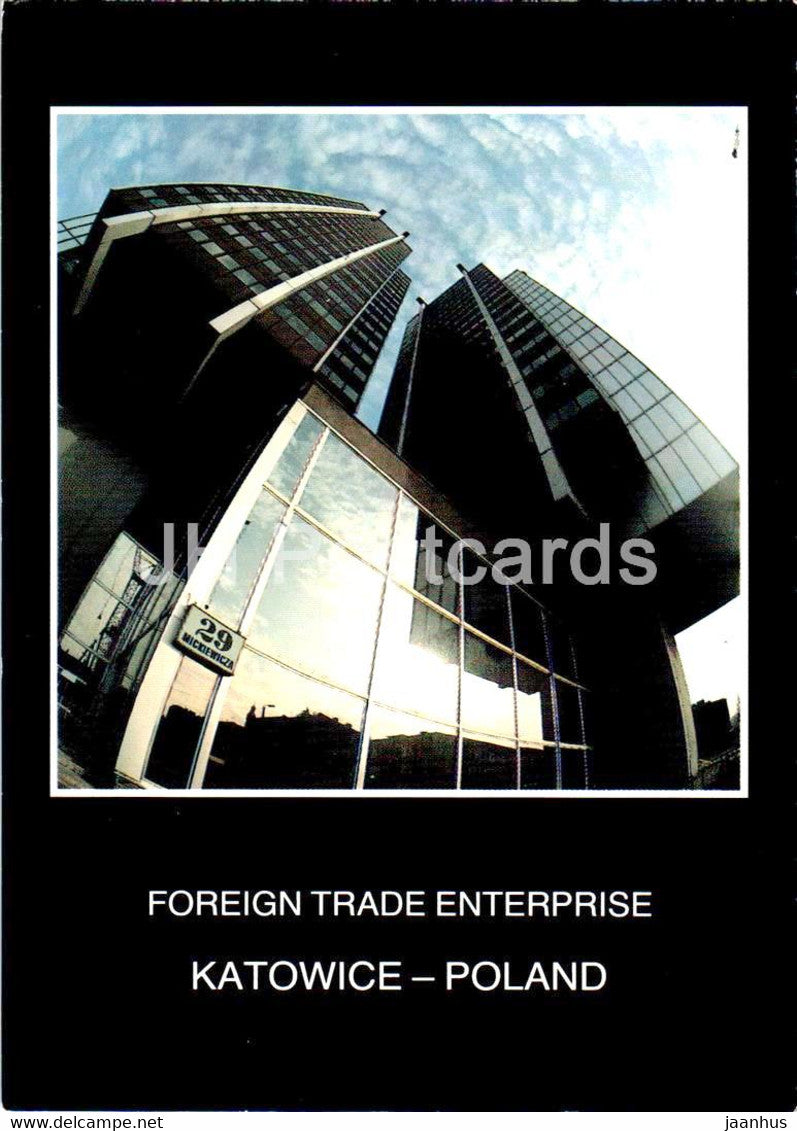 Katowice - Foreign Trade Enterprise building - Poland - unused - JH Postcards