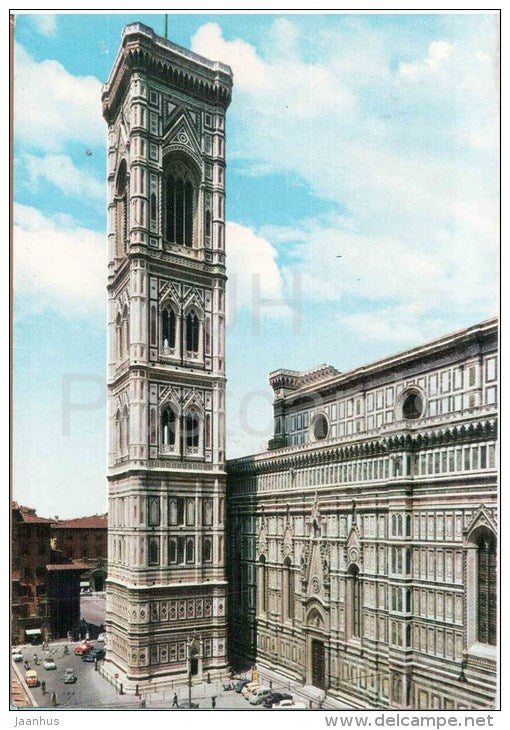 Campanile di Giotto - Giotto`s Church-steeple - Firenze - Toscana - Italia - Italy - sent from Italy to Austria 1995 - JH Postcards