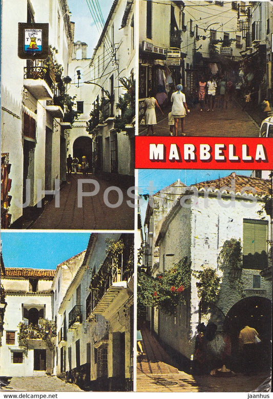 Marbella - Costa del Sol - Diversos aspectos - Different aspects - street views - multiview - 49 - Spain - used - JH Postcards