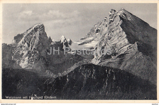 Watzmann mit Frau und Kindern - 287 - old postcard - 1942 - Germany - used - JH Postcards