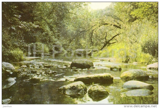 The Berze river near Dobele - Latvia USSR - unused - JH Postcards