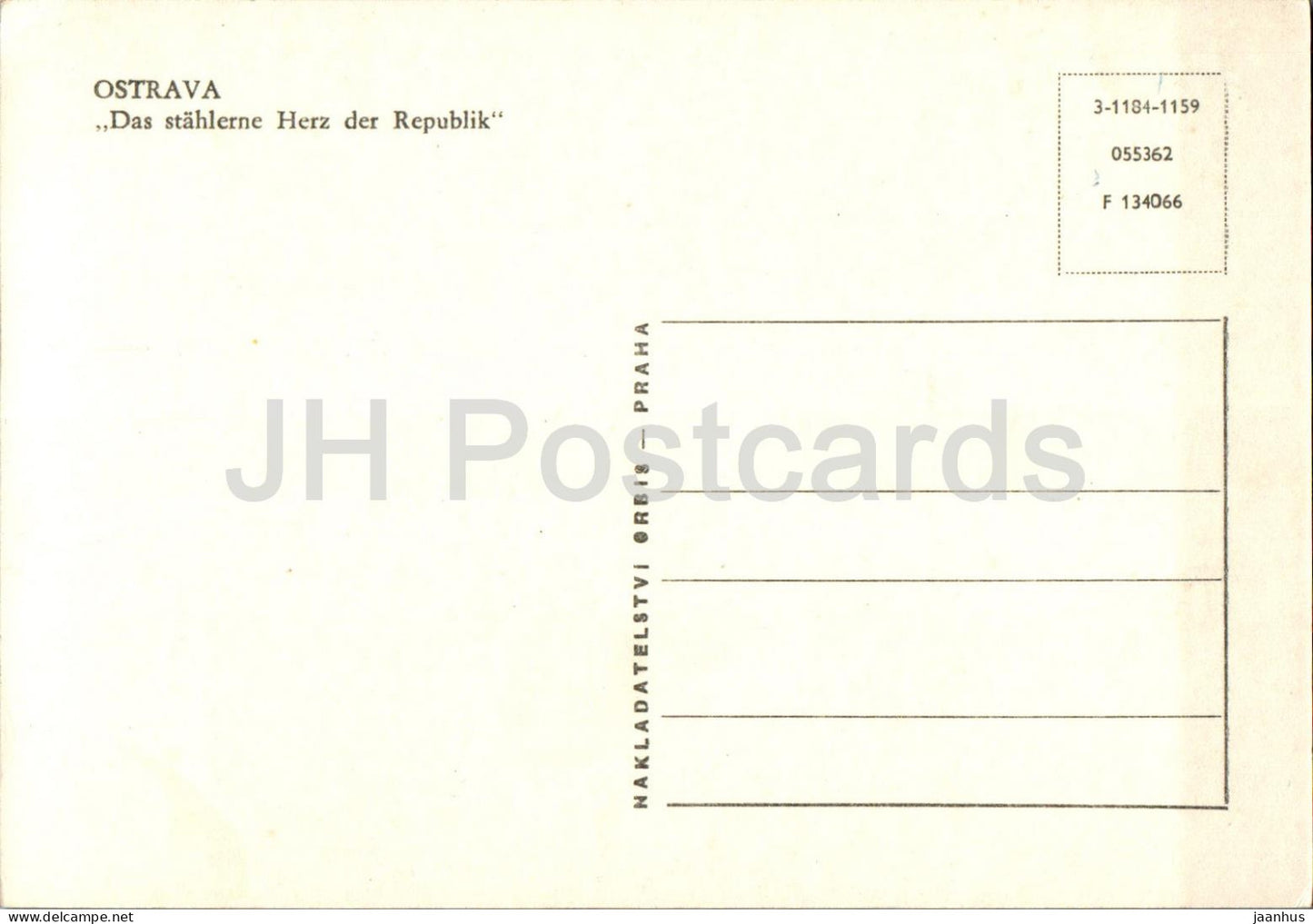 Ostrava - Das stahlerne Herz der Republik - Das stählerne Herz der Republik - Tschechische Republik - Tschechoslowakei - unbenutzt