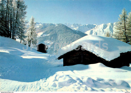 Verbier - Motiv avec le massif du Trent - 407 - 1967 - Switzerland - used - JH Postcards