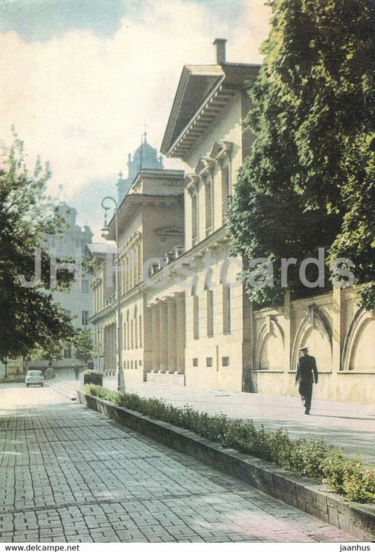 Vilnius - House of officers - postal stationery - 1972 - Lithuania USSR - unused - JH Postcards