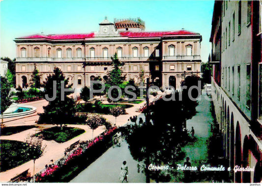 Copparo - Palazzo Comunale e Giardini - Town Hall and Gardens - 2 - 1962 - Italy - used - JH Postcards