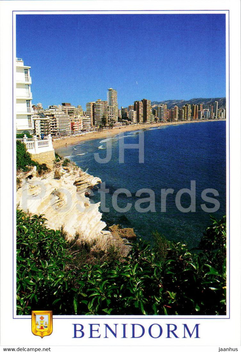 Benidorm - Playa Levante - beach - 425 - Spain - unused - JH Postcards