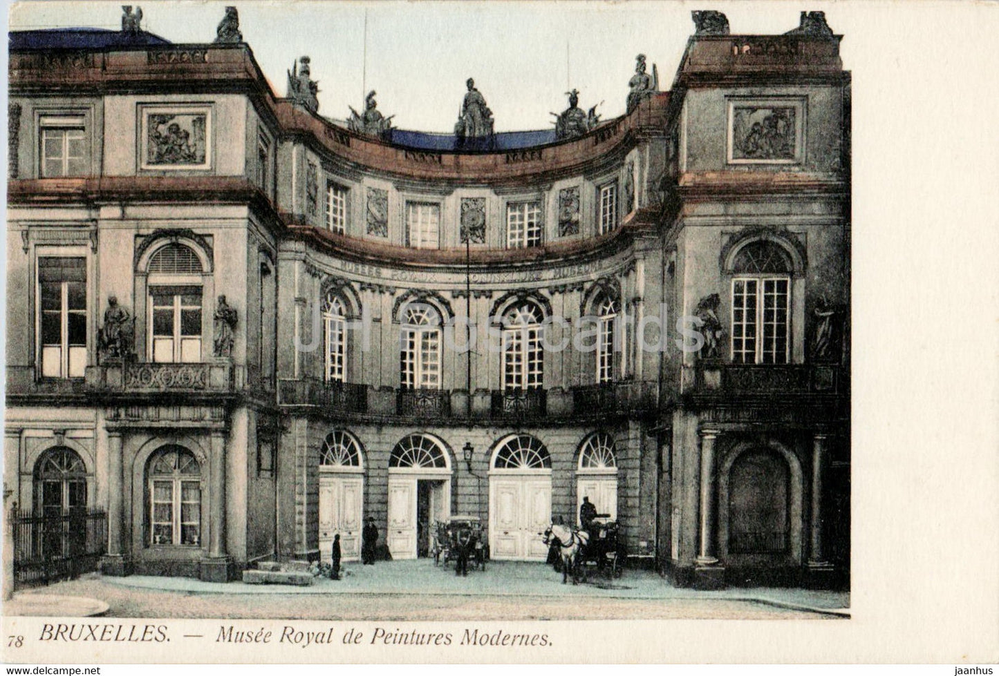 Bruxelles - Brussels - Musee Royal de Peintures Modernes - museum - 78 - old postcard - Belgium - unused - JH Postcards