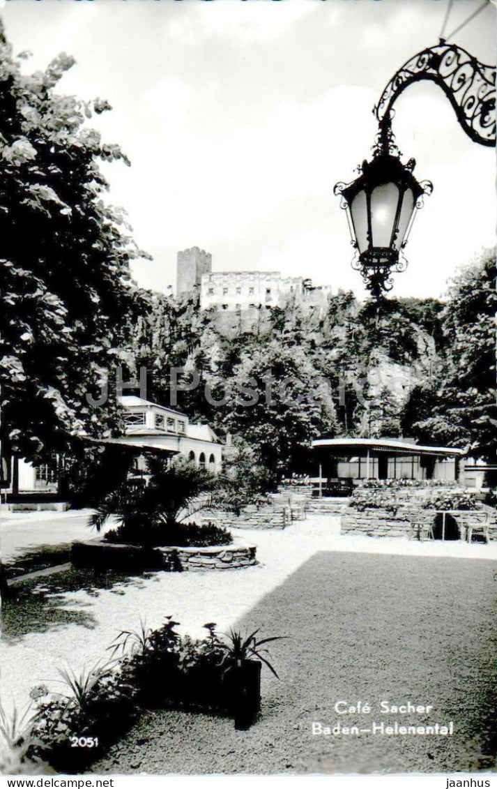 Baden Helenental - Cafe Sacher - 2051 - 1971 - Austria – used – JH Postcards