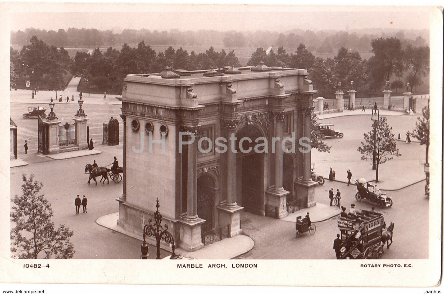 London - The Marble Arch - Rotary - 10482 - old postcard - 1913 - England - United Kingdom - used - JH Postcards