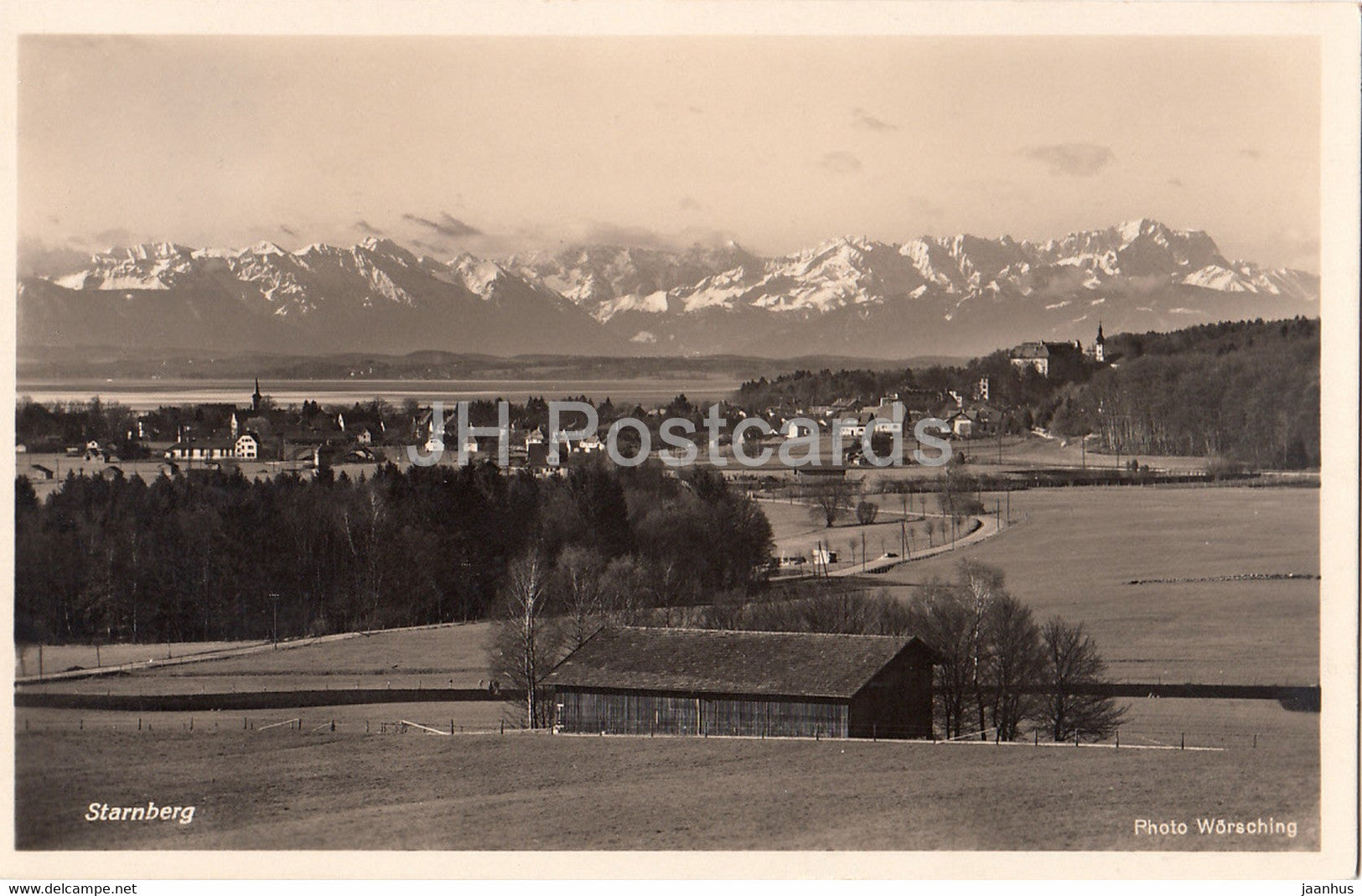 Starnberg - 182 - old postcard - Germany - used - JH Postcards