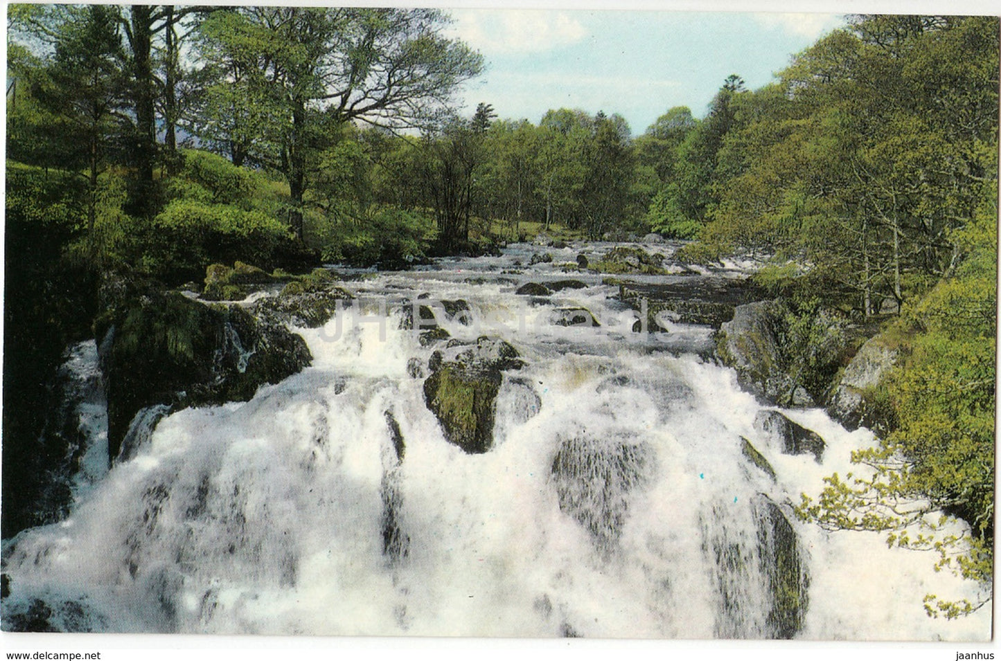 Betws-Y-Coed - The Swallow Falls - PT24230 - 1970 - United Kingdom - Wales - used - JH Postcards