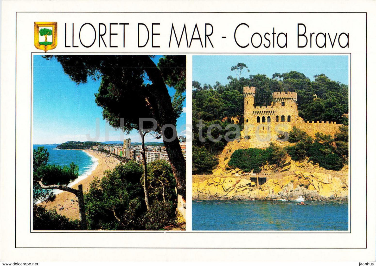 Costa Brava - Lloret de Mar - Diferents Aspectes - multiview - 64 - 1997 - Spain - used - JH Postcards