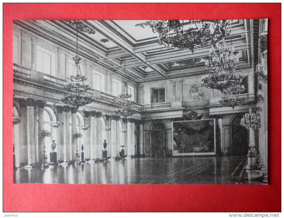 White Hall - The Winter Palace - Leningrad - St. Petersburg - 1973 - Russia USSR - unused - JH Postcards