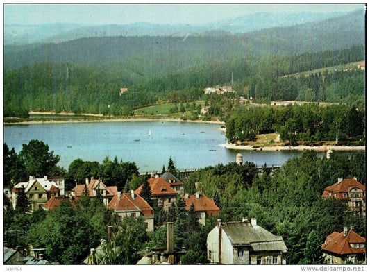 Jablonec nad Nisou - dam - stausee - Czech - Czechoslovakia - used - JH Postcards