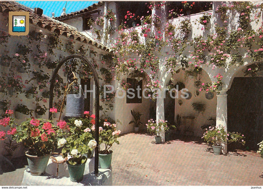 Costa del Sol - Tipico Patio andaluz - An Andalusian typical courtyard - 27 - 1983 - Spain - used - JH Postcards