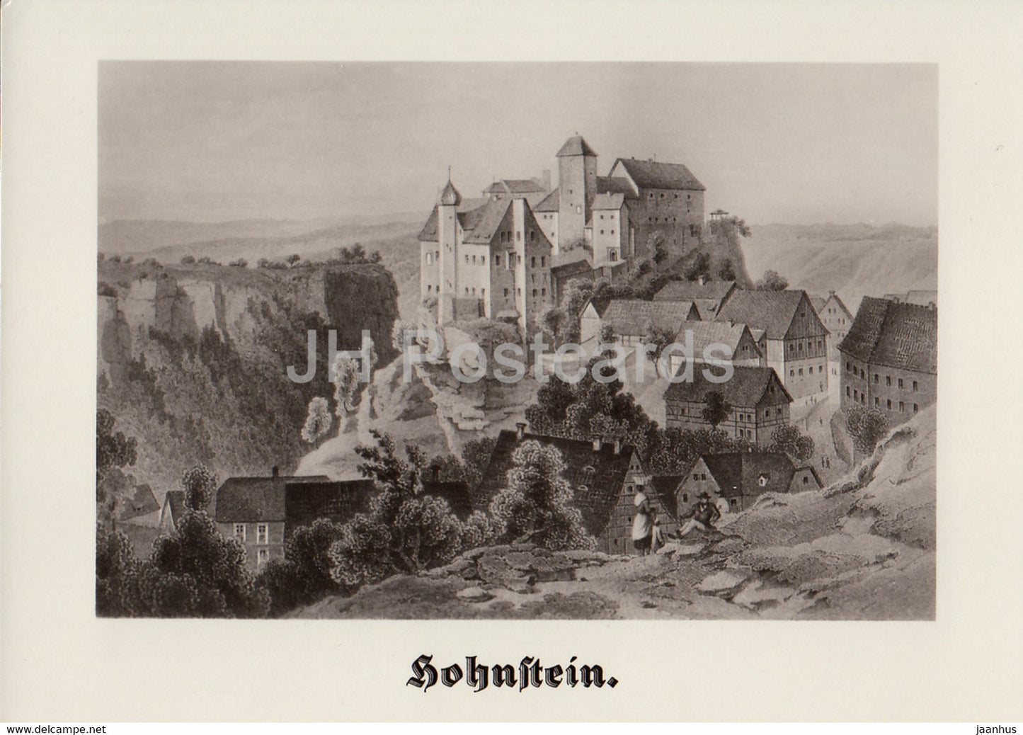 Hohnstein by C. Kohler - Sachsische Burgen - Saxon Castles - DDR Germany - unused - JH Postcards