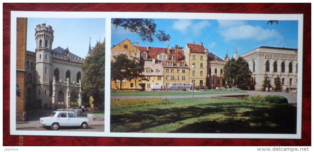 The Culture House of the republican Trade Union Committee - Latvian State Philharmonic Hall -Riga - Latvia USSR - unused - JH Postcards