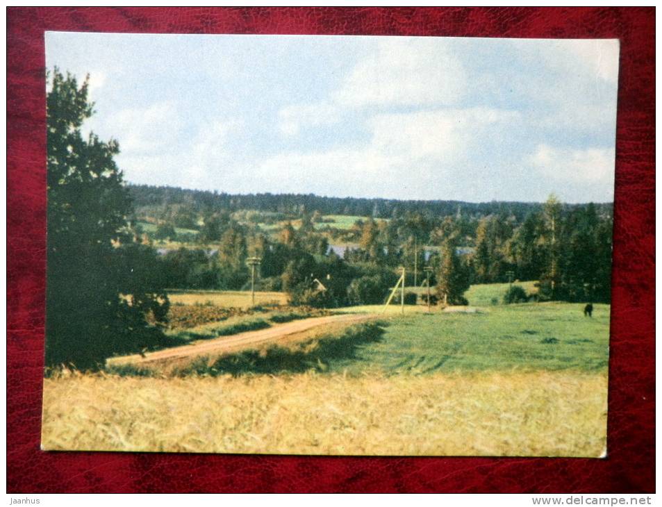 Scene of Liezere - Latvia - USSR - unused - JH Postcards