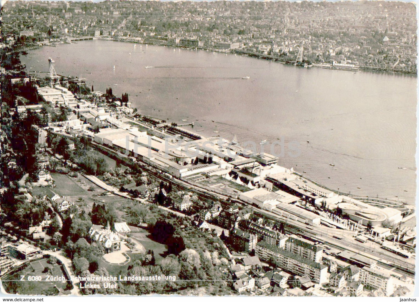 Zurich - Schweizerische Landesaustellung Linkes Ufer - 6080 - old postcard - 1939 - Switzerland - used - JH Postcards