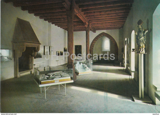 Karlstejn Castle - The White Hall in Emperor's Palace - Czechoslovakia - unused - JH Postcards