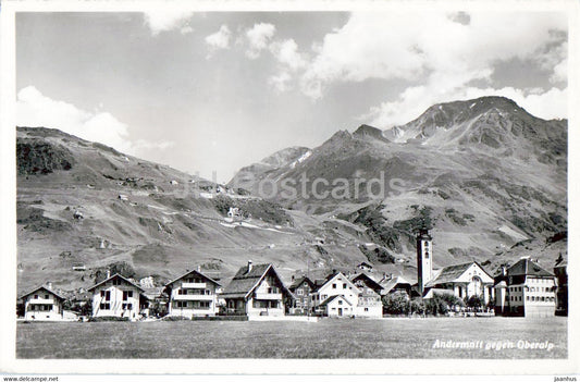 Andermatt gegen Oberalp - 3356 - old postcard - 1939 - Switzerland - unused - JH Postcards