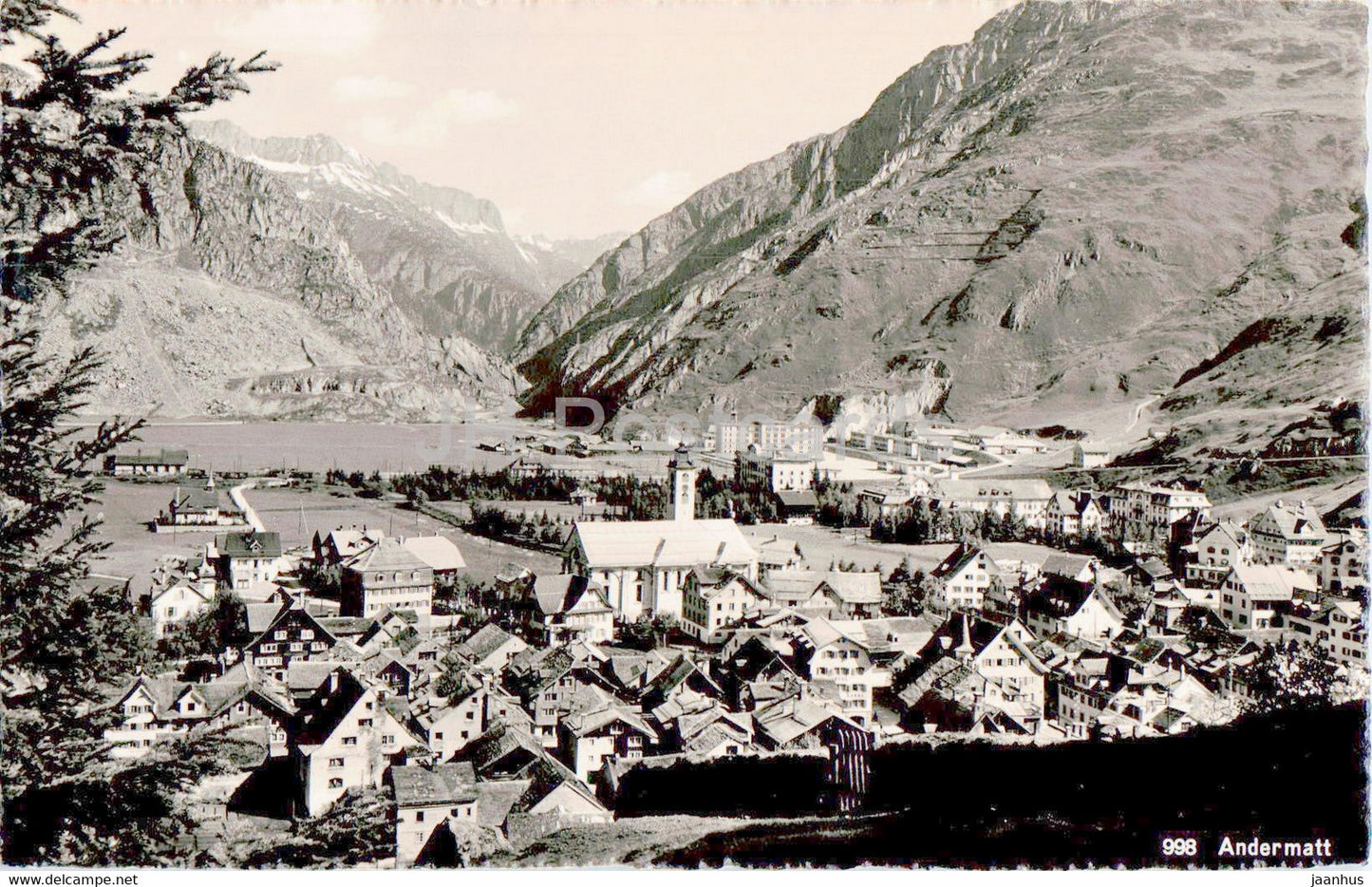 Andermatt - 998 - old postcard - Switzerland - unused - JH Postcards