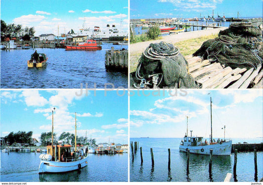 Spodsbjerg - port - ship - boat - 91224 - 1994 - Denmark - used - JH Postcards