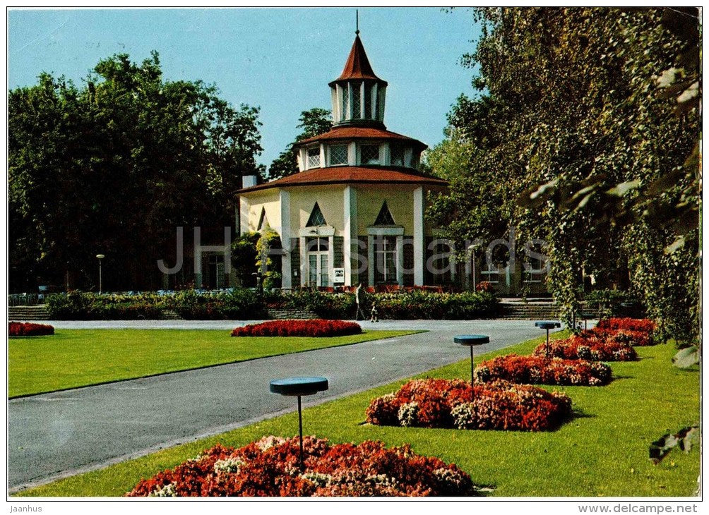 Ludwigshafen - Rhein, Friedr. Ebert Park - Turm Restaurant - 67 - Germany - 1973 gelaufen - JH Postcards