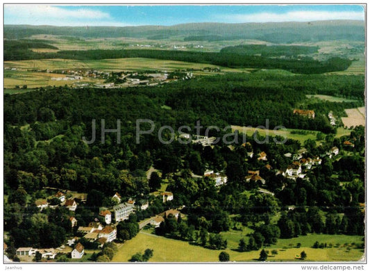 Bad Salzhausen Fliegeraufnahme , Hessisches Staatsbad - 6479 - Germany - 1977 gelaufen - JH Postcards