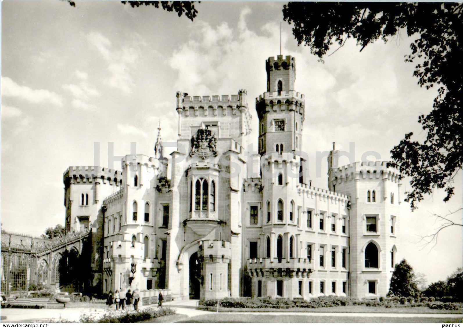 Hluboka nad Vltavou - castle - Czech Repubic - Czechoslovakia - unused - JH Postcards