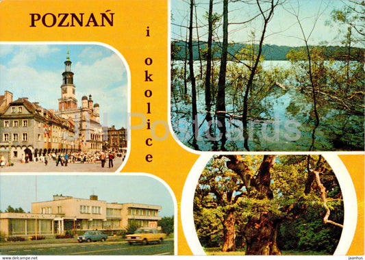 Poznan i okolice - Poznan and surroundings - multiview - Poland - unused - JH Postcards