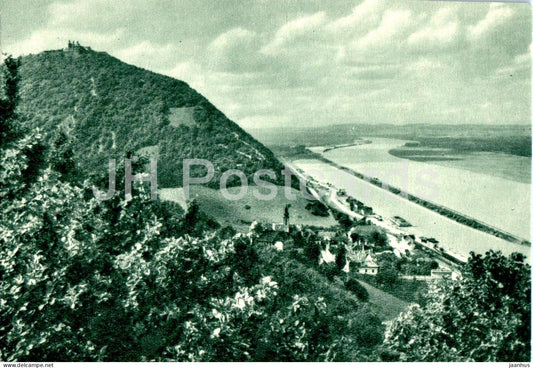 Kahlenbergerdorf mit Leopoldsberg - old postcard - Austria - used - JH Postcards