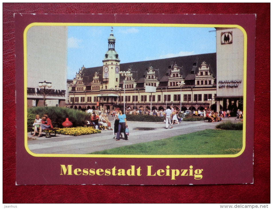 Altes Rathaus am Markt - Messestadt Leipzig - Germany - unused - JH Postcards